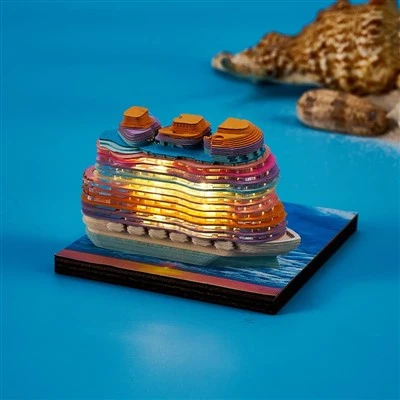 3D Cruise Ship Sticky Notes